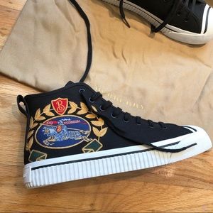 Burberry Logo High-top Sneakers